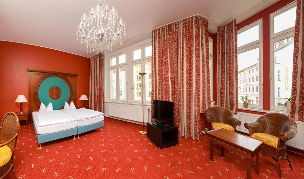 Altstadthotel Am Theater Cottbus Rum bild